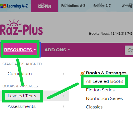 hướng dẫn sử dụng tài khoản teacher KidsA-Z: tìm và giao sách Raz Kids cho học sinh